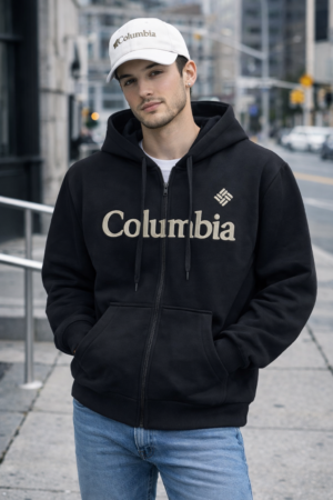 BUZO COLUMBIA, NEGRO
