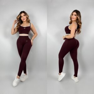 CONJUNTO TOP, VINO
